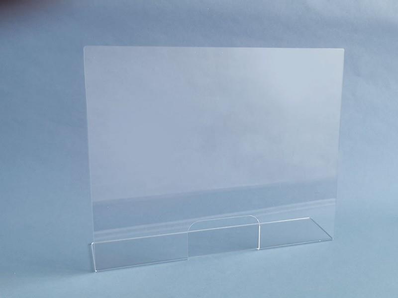 Plexi zaštita za radni prostor - zakrivljena