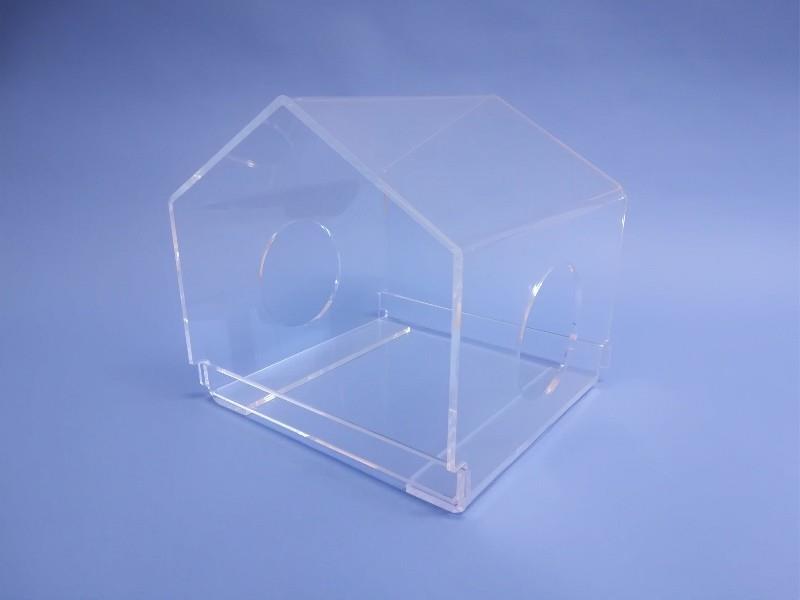 Pleksi hranilica za ptice - VELIKA