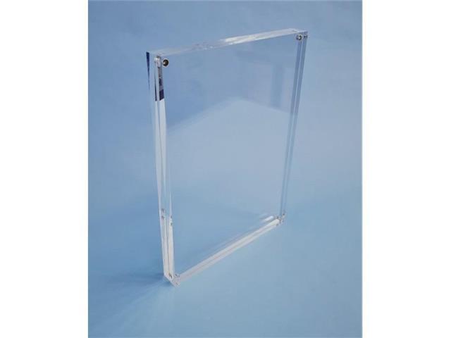 Acrylic freestanding frame with magnets