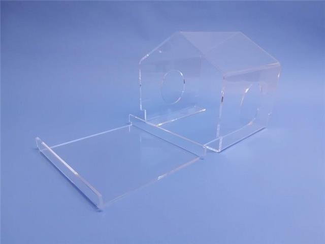 Pleksi hranilica za ptice - VELIKA