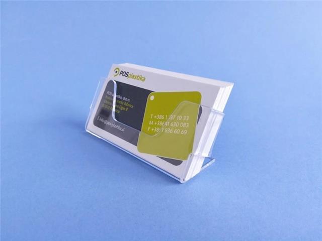 Namizno stojalo za vizitke - več listov