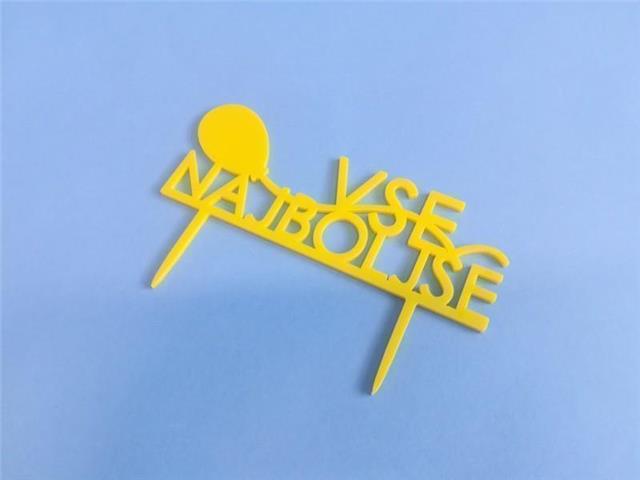 Natpis za tortu - SVE NAJBOLJE