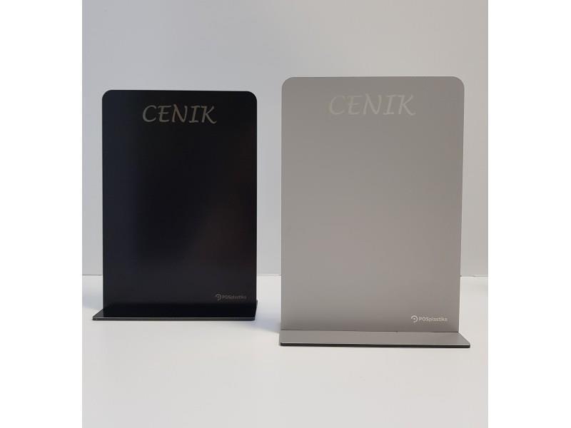 T - desktop stand (double-sided) - silver/black