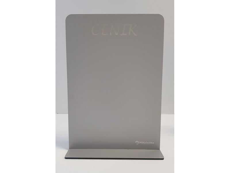T - desktop stand (double-sided) - silver/black