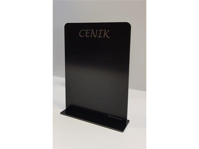 T - desktop stand (double-sided) - silver/black