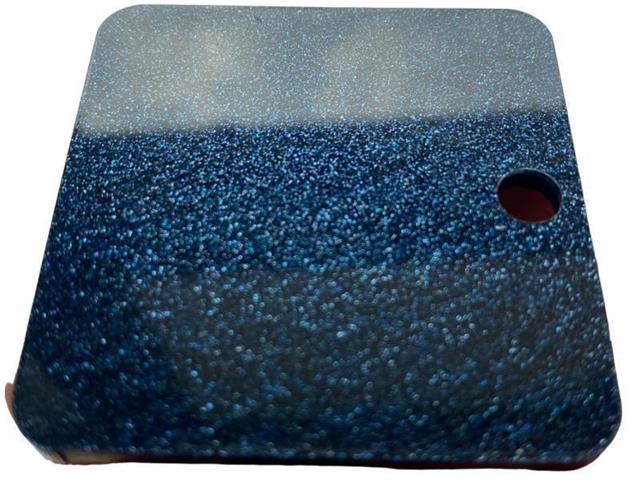 PLEXIGLAS, blaue Irideszenz (11380), Stärke: 3 mm
