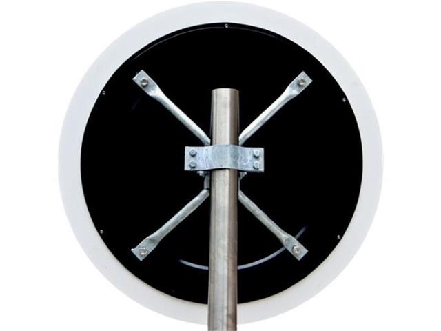 Prometno ogledalo POSplastika - okruglo - INOX - sprječava rosu i led