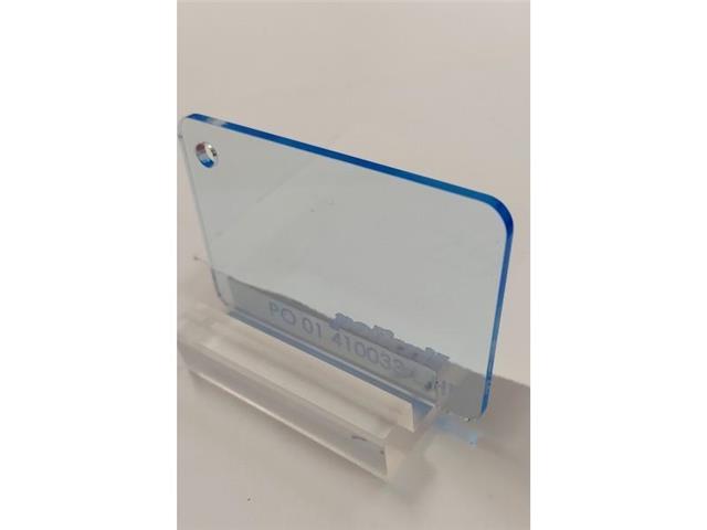 PLEXIGLAS, fluoreszierendes Blau, Stärke: 3 mm
