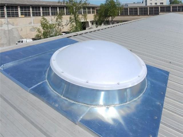 Runde Lichtkuppel
