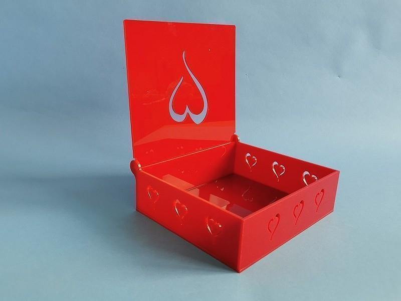 Multipurpose Plexiglass Box with Lid