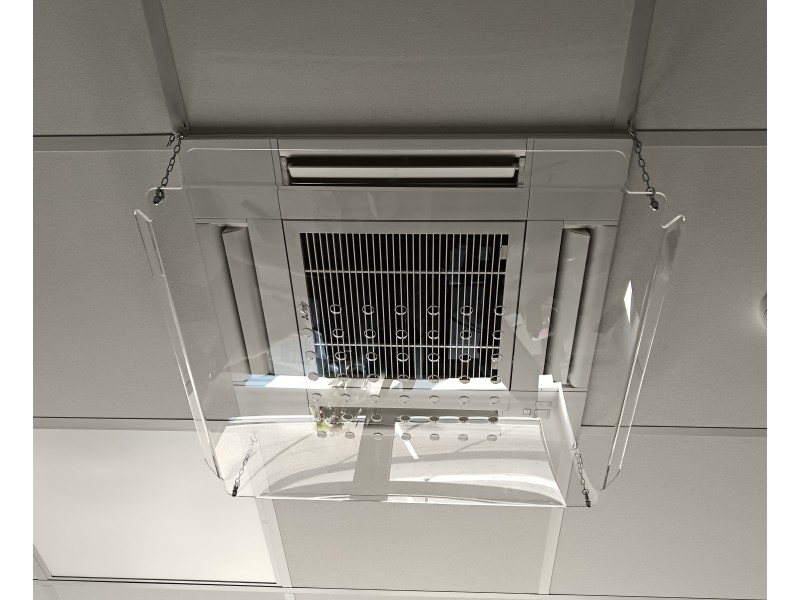 Stropna zaštita za klimu od pleksi stakla