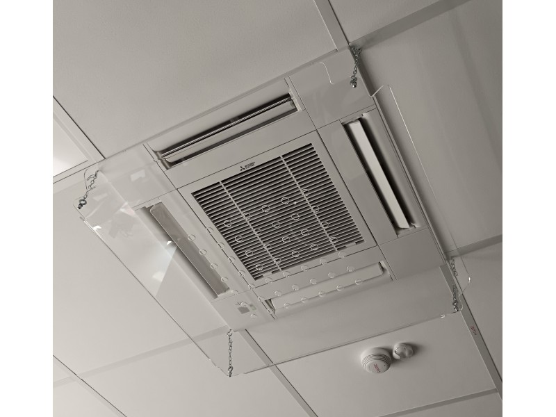 Stropna zaštita za klimu od pleksi stakla