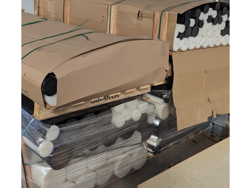 PE - POLIETILEN, bela palica, fi: 60 mm