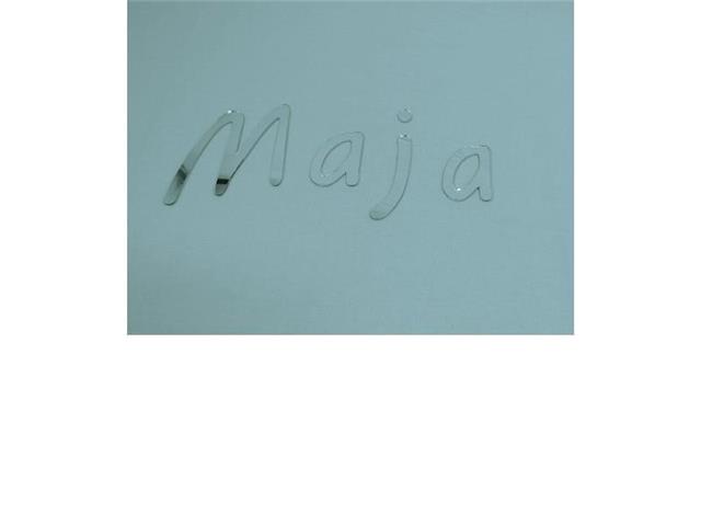 Self-adhesive letters mirror