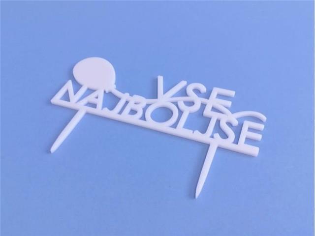Natpis za tortu - SVE NAJBOLJE