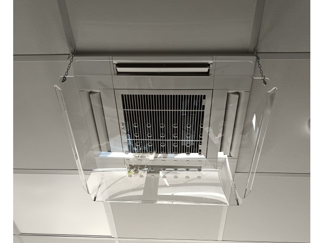 Deckenabdeckung für Klimaanlage aus Plexiglas