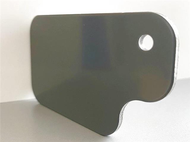 Aluminium-Verbundplatte, 3mm, grau anthrazit 7016/ silber