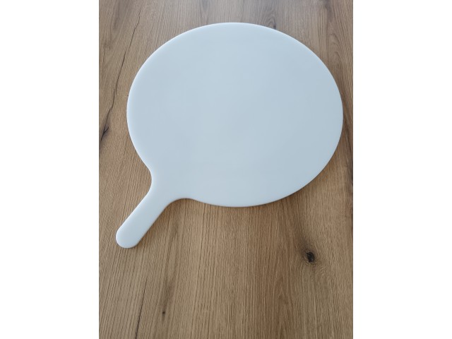 Pizzatablett, weiß, dick: 10 mm