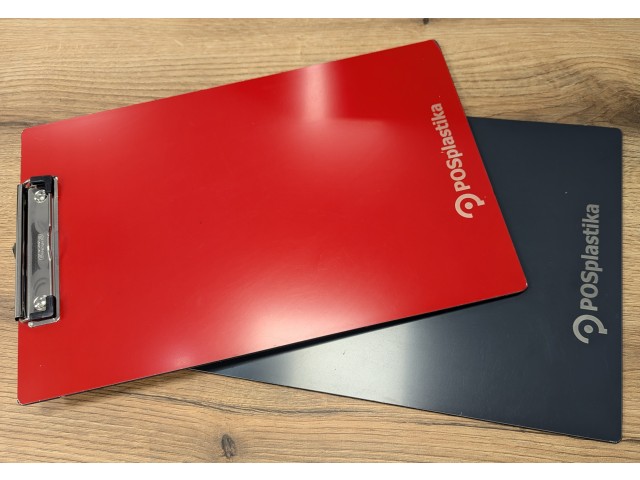 Writing pad with clamp (grey anthracite)