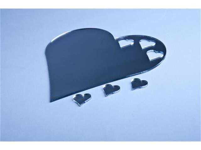 Dekorativno pleksi ogledalo - SRCE