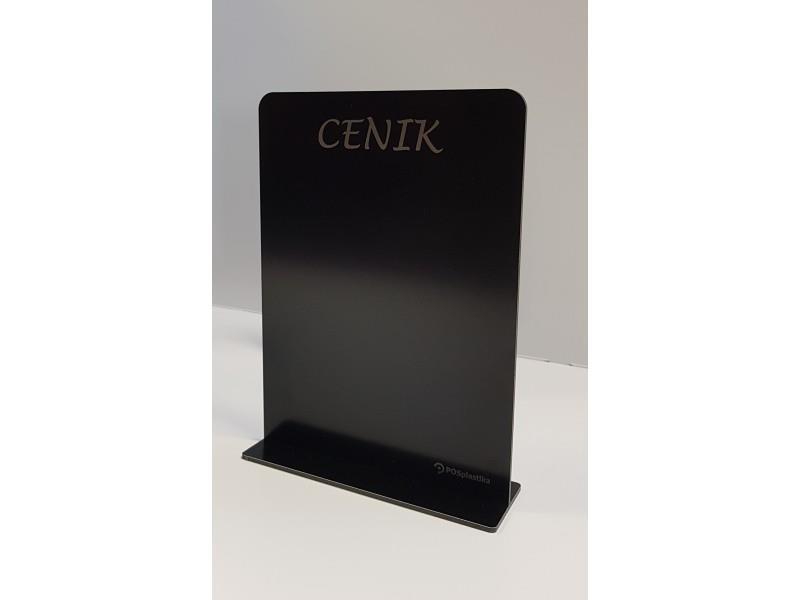 T - desktop stand (double-sided) - silver/black