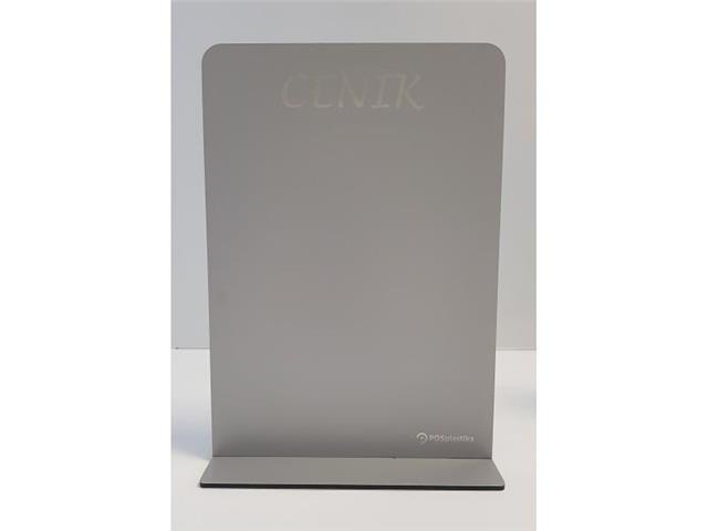 T - desktop stand (double-sided) - silver/black