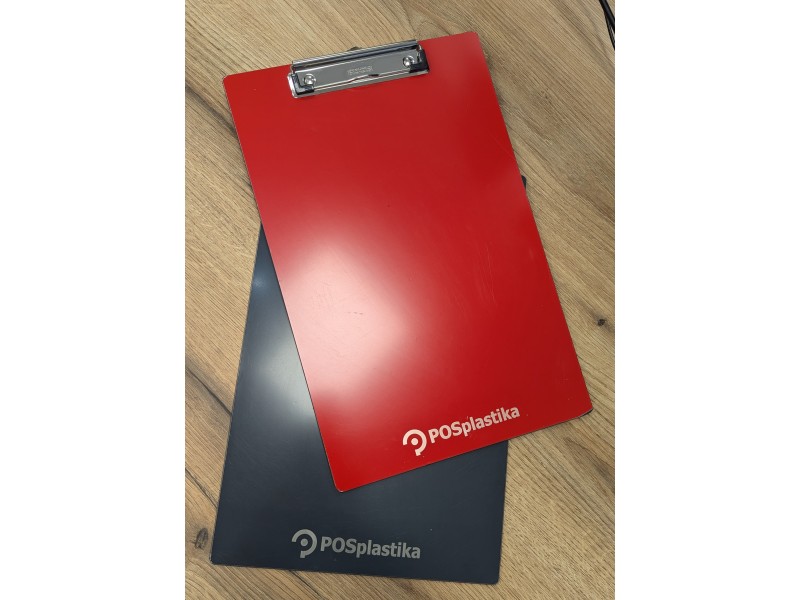 Writing pad with clamp (grey anthracite)